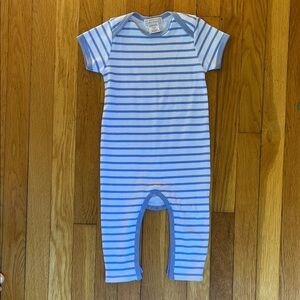 TBBC Walt's Warm Onesie - Barbados Blue Stripe - 18/24m